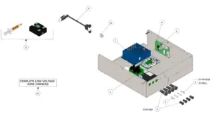 Explosionszeichnung Leva 1GR · 55 – Elektrikbox