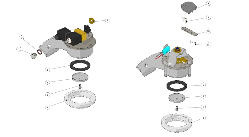 La Marzocco GB5-FB80 – 56 – Coffee Boiler – Group (exploded view)