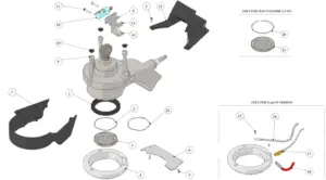 Exploded view Leva · 57 – Coffee Boiler