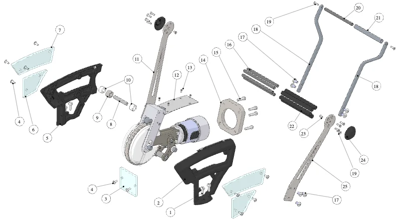 La Marzocco Leva – 59 – Coffee Boiler (exploded view)