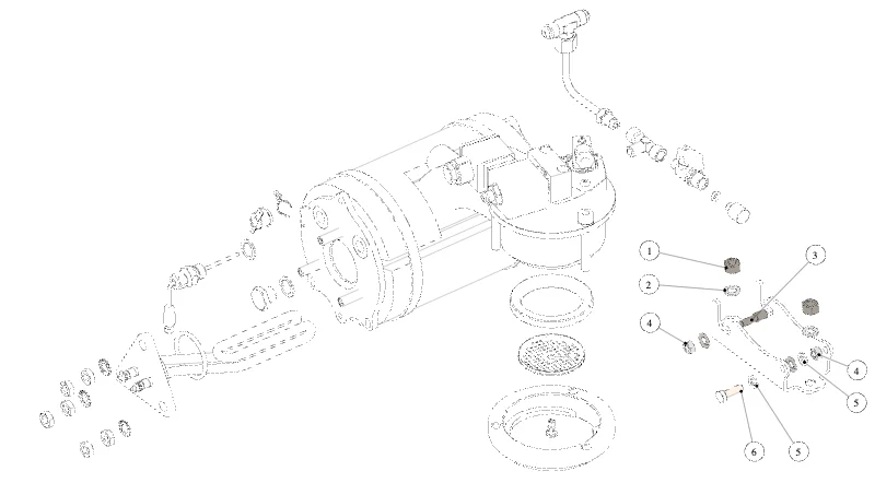 La Marzocco Linea PB – 61 – X Version – Coffee Boiler Assembly (exploded view)