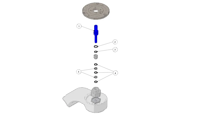 La Marzocco GB5-FB80 – 62 – Coffee Boiler – MP (exploded view)