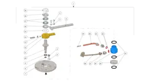 Explosionszeichnung GB5-FB80 · 65 – Kaffeeboiler – Nachrüst-Kit Conical