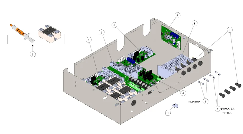 La Marzocco Leva – 73 – Electrical System (exploded view)