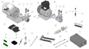 Exploded view GB5-FB80 · 86 – Electrical System and Pump