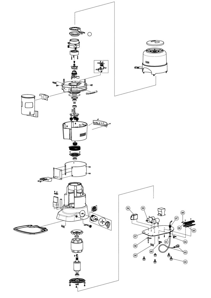 La Marzocco Vulcano Automatic – Vulcano Automatic Pag. 30 (exploded view)