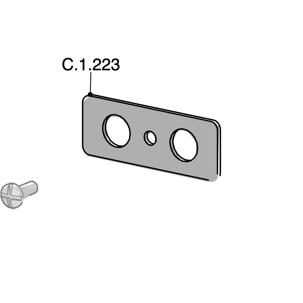 La Marzocco Kontaktplatte Bypass (C.1.223)