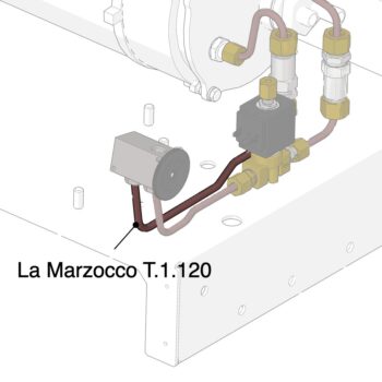 La Marzocco Rohr Rückschlagventil – Mischventil Heißwasser Strada (T.1.120)